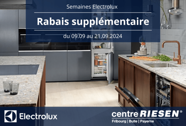 Semaines Electrolux : rabais supplémentaire